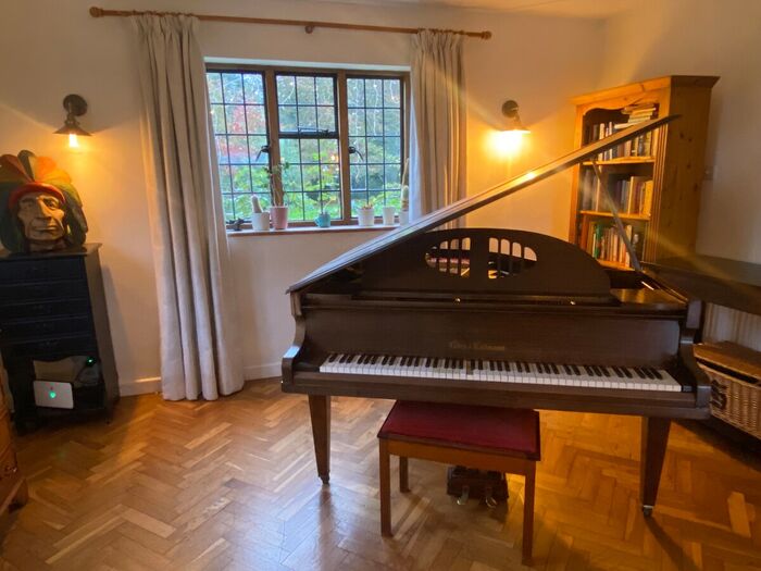 The drawing room with grand piano