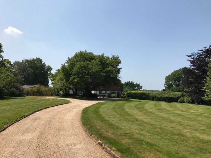 The driveway and approach through the grounds