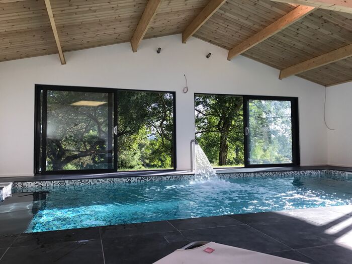 Indoor pool and spa